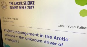 Arctic Science Summit Week