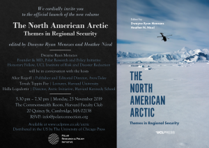 Book Launch - The North American Arctic